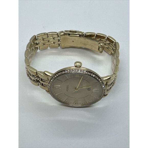 Fossil Jacqueline ES3547 Women's Gold Stainless Steel Analog Dial Watch JNA345 - Picture 5 of 10